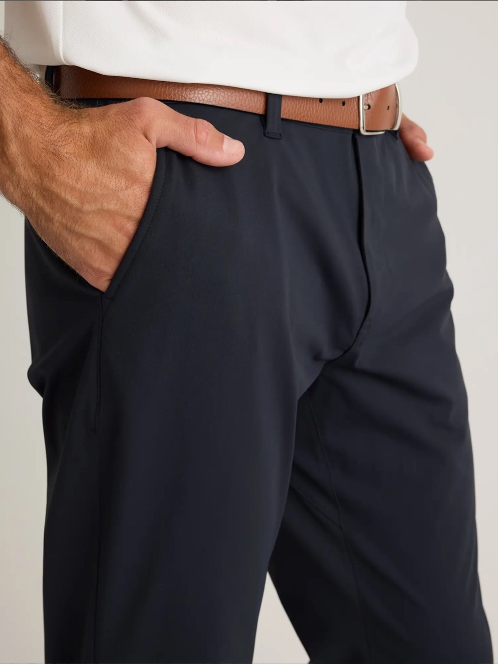 Quince NWOT Men’s ProTech Stretch Golf Pants 34x34 | Sweat Wicking | Black